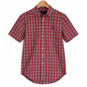 RALPH LAUREN Classic Fit Shirt - Boys Medium (10-12yrs) Short Sleeve